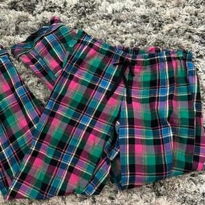 Plaid Victoria’s Secret pajama pants size xs